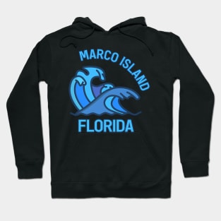Marco Island Florida Pocket Wave Hoodie